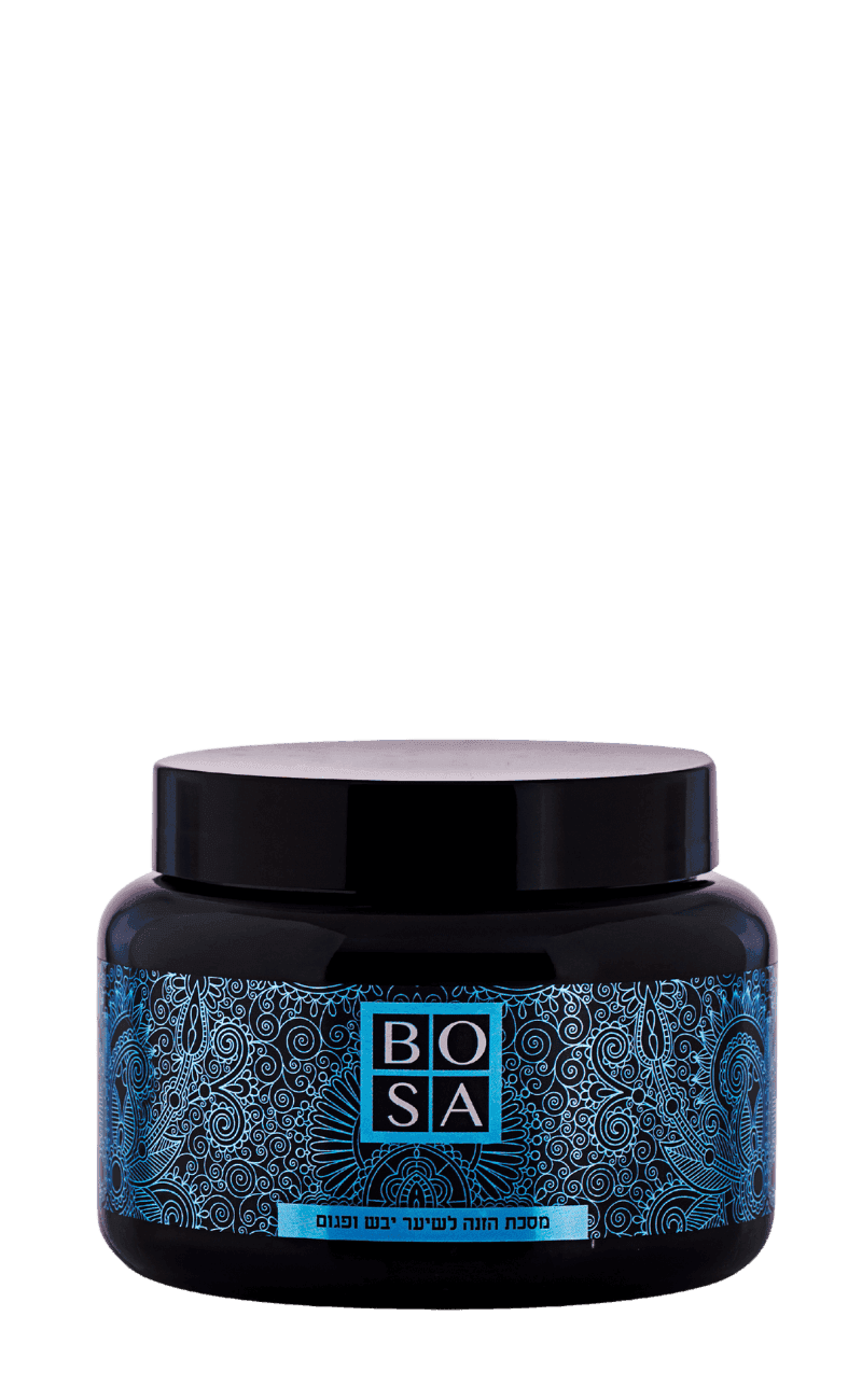 מסכת הזנה לשיער יבש ופגום מסדרת BOSA.